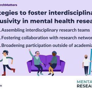 The role of interdisciplinary studies in mental health research