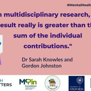 Mental health research is a team sport